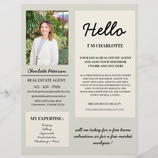 Einführung eines echten Anwesens Förderung der Lan Flyer (Vorne)