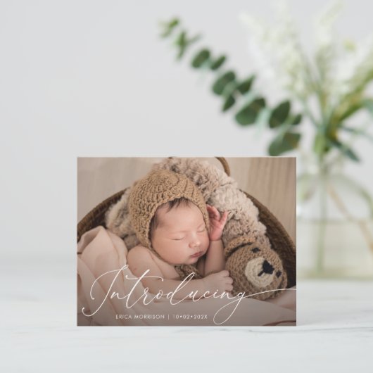 EINFÜHRUNG | einfache Skriptgeburtserklärung (Stehend Vorderseite)