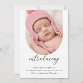 Einführung. Elegantes minimalistisches Foto Ankündigung (Vorderseite)