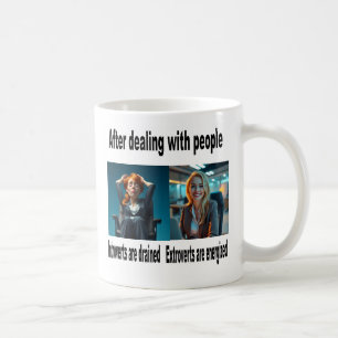 Einführung/Extrovertierte Kaffee-Tasse Kaffeetasse