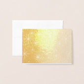 Einführung - Glück im neuen Jahr Folienkarte (Vorderseite mit Umschlag)