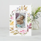 Einführung in Blumenrahmen Modernes Foto (Stehend Vorderseite)