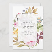 Einführung in Blumenrahmen Modernes Foto (Rückseite)