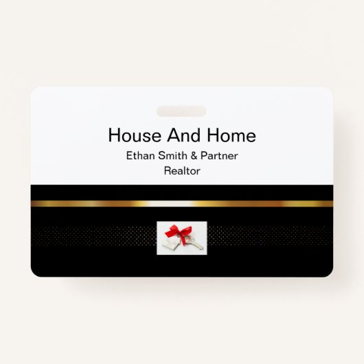 Einführung in das Black & Gold Real Anwesen Market Ausweis (Vorderseite)