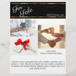 Einführung in das Black & Gold Real Anwesen Market Flyer