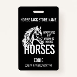 Einführung in den Verkauf von Pferden Ausweis