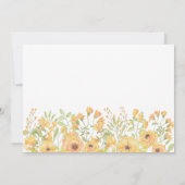 Einführung in die neue Nachbarschaft Gelbe Wasserf Ankündigung (Rückseite)