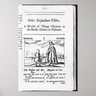 Einführung in "Orbis Sensualium Pictus" Poster