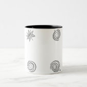 Einführung in Progress Funny Introvert Aufkleber Zweifarbige Tasse (Mittel)