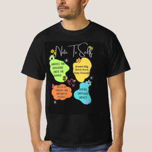 Einführung in unsere "Note to Self" Retro Motivier T-Shirt