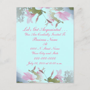 Einführung in Unternehmen Einladung Postkarte