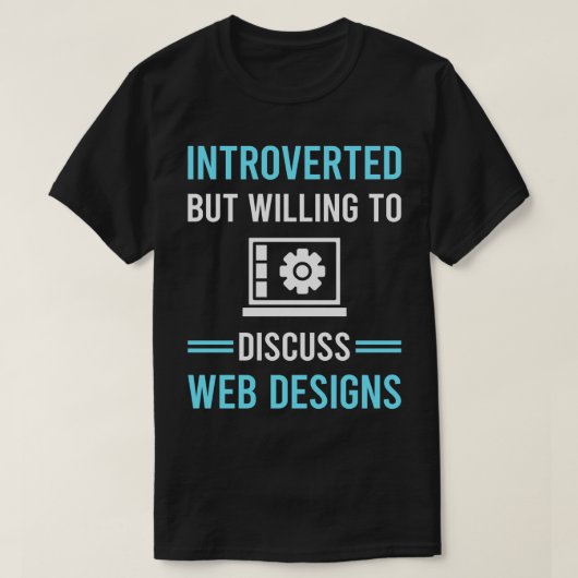 Einführung in Webdesign-Designerdesigns T-Shirt (Design vorne)