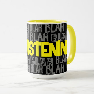 Einführung INTJ antisozial nicht zuhören blau Tasse