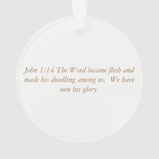 Einführung Jesse Baum-Stumpf Ornament (Rückseite)