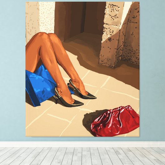 Einführung Leinwanddruck (Insitu (Holzboden))