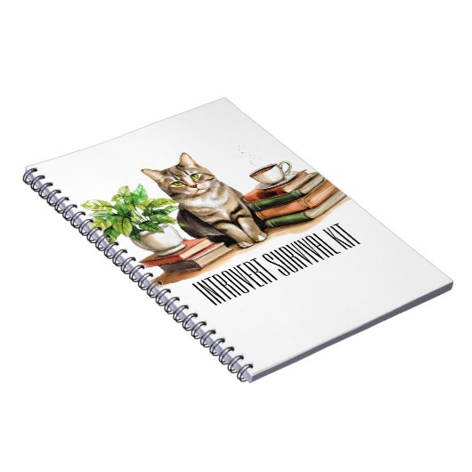 Einführung Überlebenskit (Katze, Pflanze, Kaffee, Notizblock (Rechte Seite)