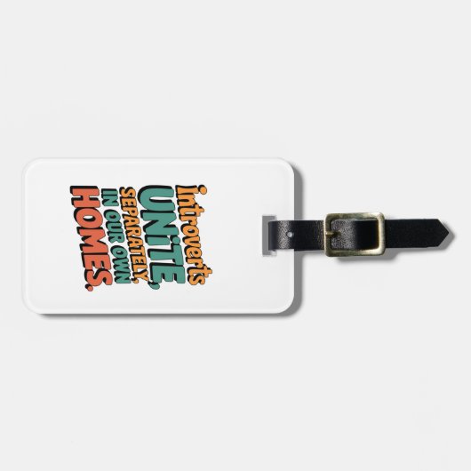 Einführung vereinigt... In unseren eigenen Zuhause Gepäckanhänger (Vorderseite horizontal)