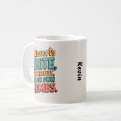 Einführung vereinigt... In unseren eigenen Zuhause Kaffeetasse (Vorderseite Links)