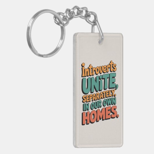 Einführung vereinigt... In unseren eigenen Zuhause Schlüsselanhänger (Vorderseite links)