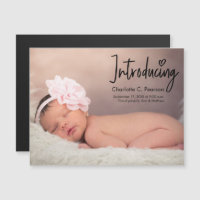 Einführung von Chic Custom Baby Foto Name