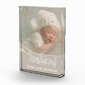 Einführung von Foto Baby Birth Ankündigung (Rechts)