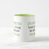 Einführung von Gartenarbeit Funny Quotes Tasse (Zentrum)