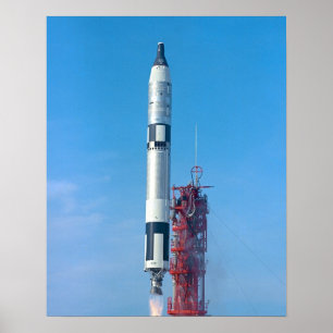 Einführung von Gemini 6A Poster