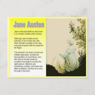 Einführung von Jane Austen Postkarte