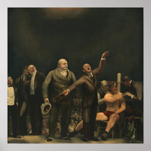 Einführung von John L. Sullivan von George Bellows Poster (Vorne)