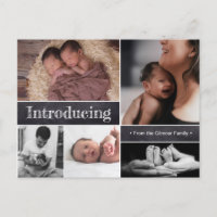 Einführung von Twins Foto Collage Baby Jungs Gebur