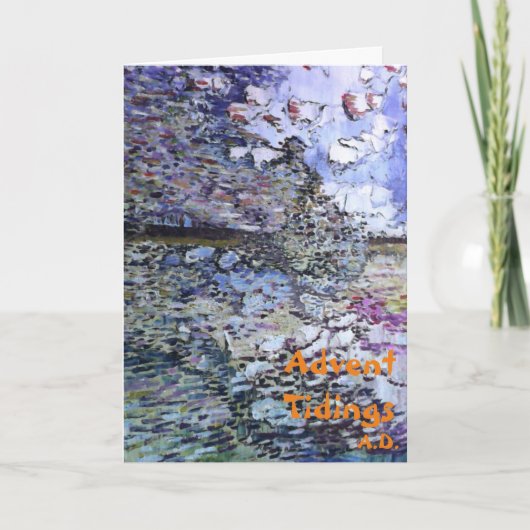 Einführungs-Jahreszeit ist: Feiertagskarte (Vorderseite)