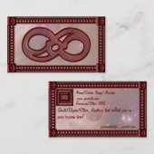 Einführungskarte für Unendlichkeitstests Visitenkarte (Vorne/Hinten)