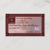 Einführungskarte für Unendlichkeitstests Visitenkarte (Rückseite)