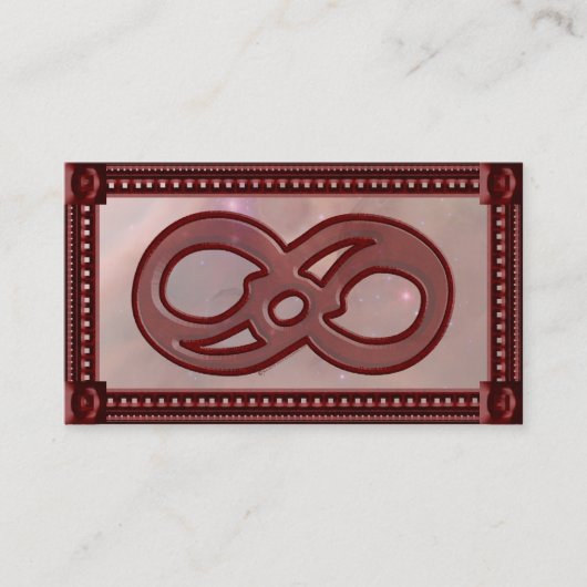 Einführungskarte für Unendlichkeitstests Visitenkarte (Vorderseite)