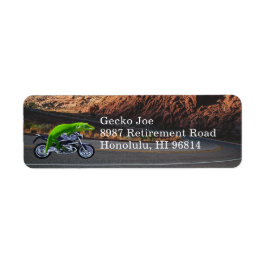 Eingabe der Gecko Motorrad-Adresse in das Ruhestan