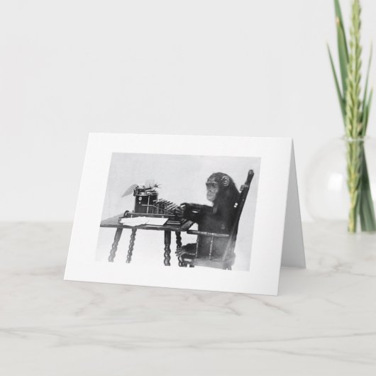 Eingabe des Affen Karte (Vorderseite)