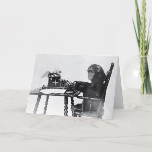 Eingabe des Affen Karte (Vorderseite)