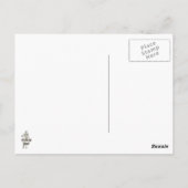 Eingabe des Affen Postkarte (Rückseite)