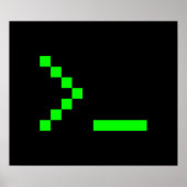 Eingabeaufforderung für den Text alter Schule Poster (Vorne)