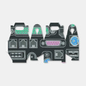 Eingabemuster für Computergeek-Muster Geschenkschachtel (Ungefaltet)