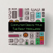 Eingabetaste für Spaß-Geek-Computer Button (Vorderseite)