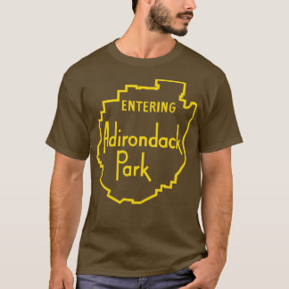 Eingang Adirondack Park Sign Adirondack T-Shirt