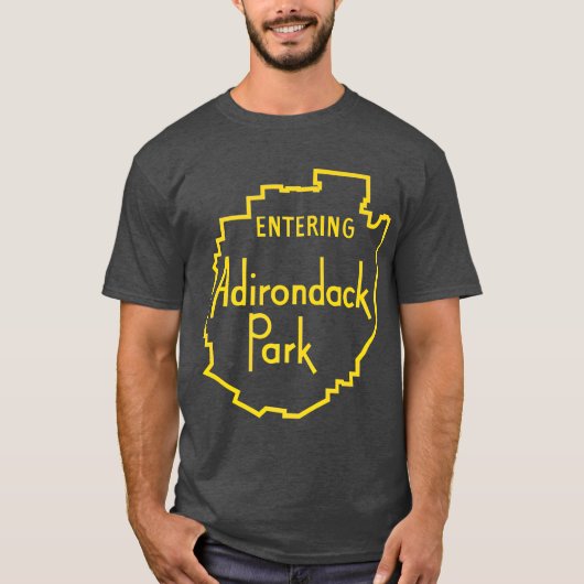 Eingang Adirondack Park Sign Adirondacks T-Shirt (Vorderseite)