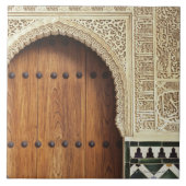 Eingang am Alhambra-Palast in Granada, Spanien 2 Fliese (Vorderseite)