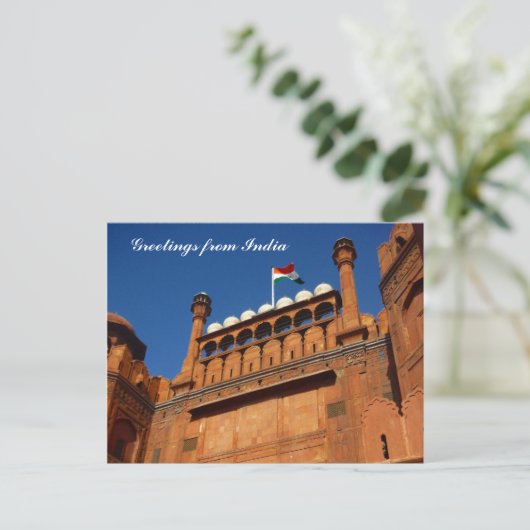 Eingang Delhi Postkarte (Stehend Vorderseite)