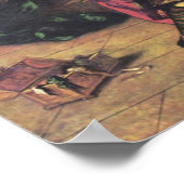 Eingang der Kreuzfahrer in Konstantinopel Poster (Ecke)