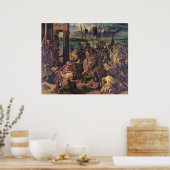 Eingang der Kreuzfahrer in Konstantinopel Poster (Küche)