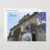 Eingang der Mantilla-Kathedrale Postkarte (Vorne/Hinten)