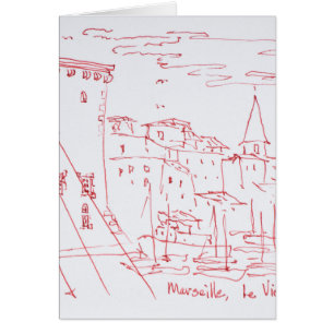 Eingang des Alten Hafens Marseille, Frankreich