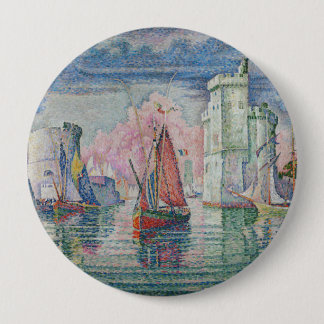 Eingang des Hafens von La Rochelle, Paul Signac Button